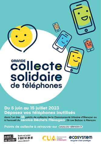 Collecte solidaire de téléphones